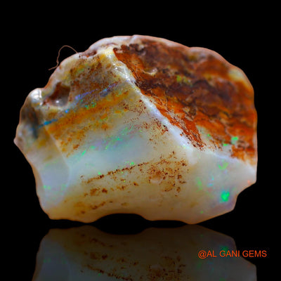 19.25 Cts Unheated Australian Fire Opal Loose Gemstone Fancy Rough Natural 23x12x17 mm RA-351