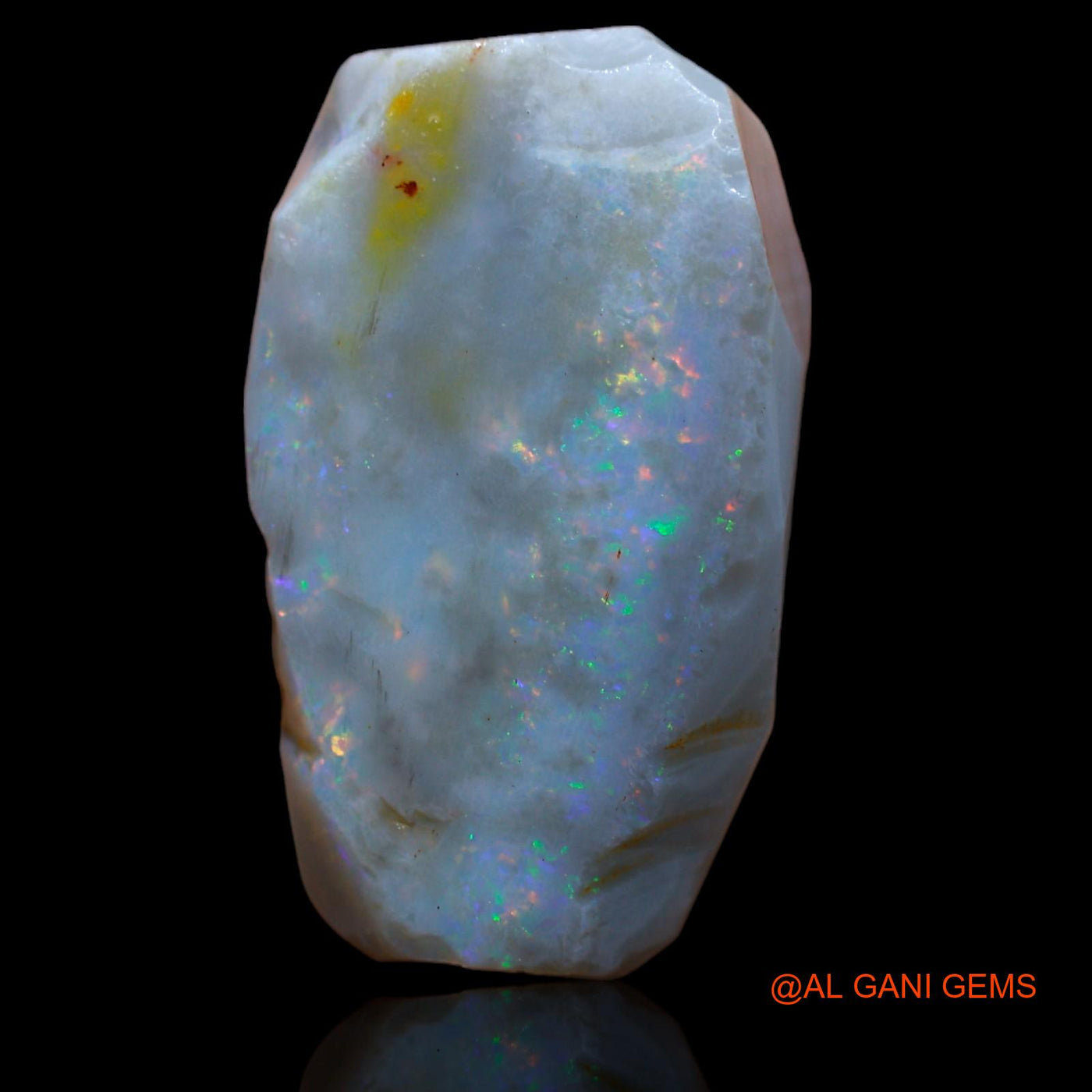 18.25 Cts Unheated Australian Fire Opal Loose Gemstone Fancy Rough Natural 24x14x6 mm RA-352