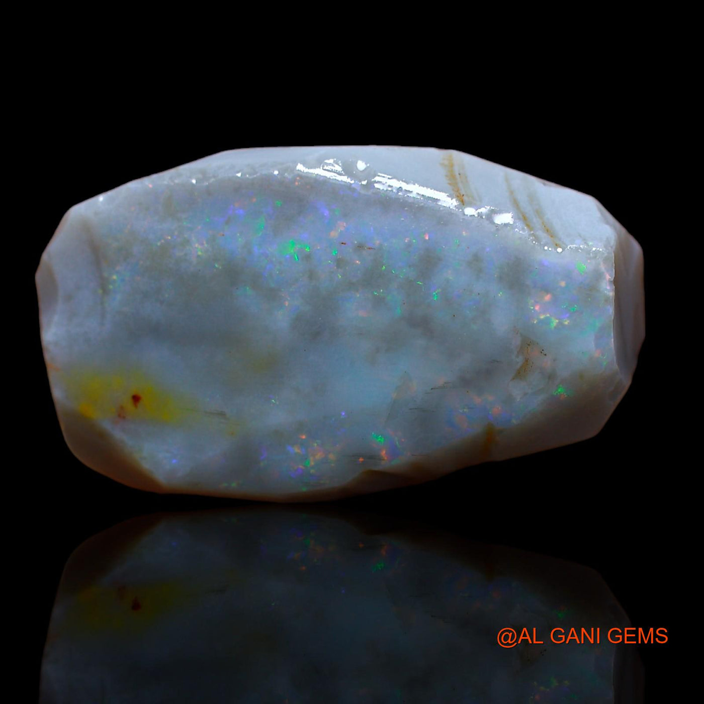 18.25 Cts Unheated Australian Fire Opal Loose Gemstone Fancy Rough Natural 24x14x6 mm RA-352