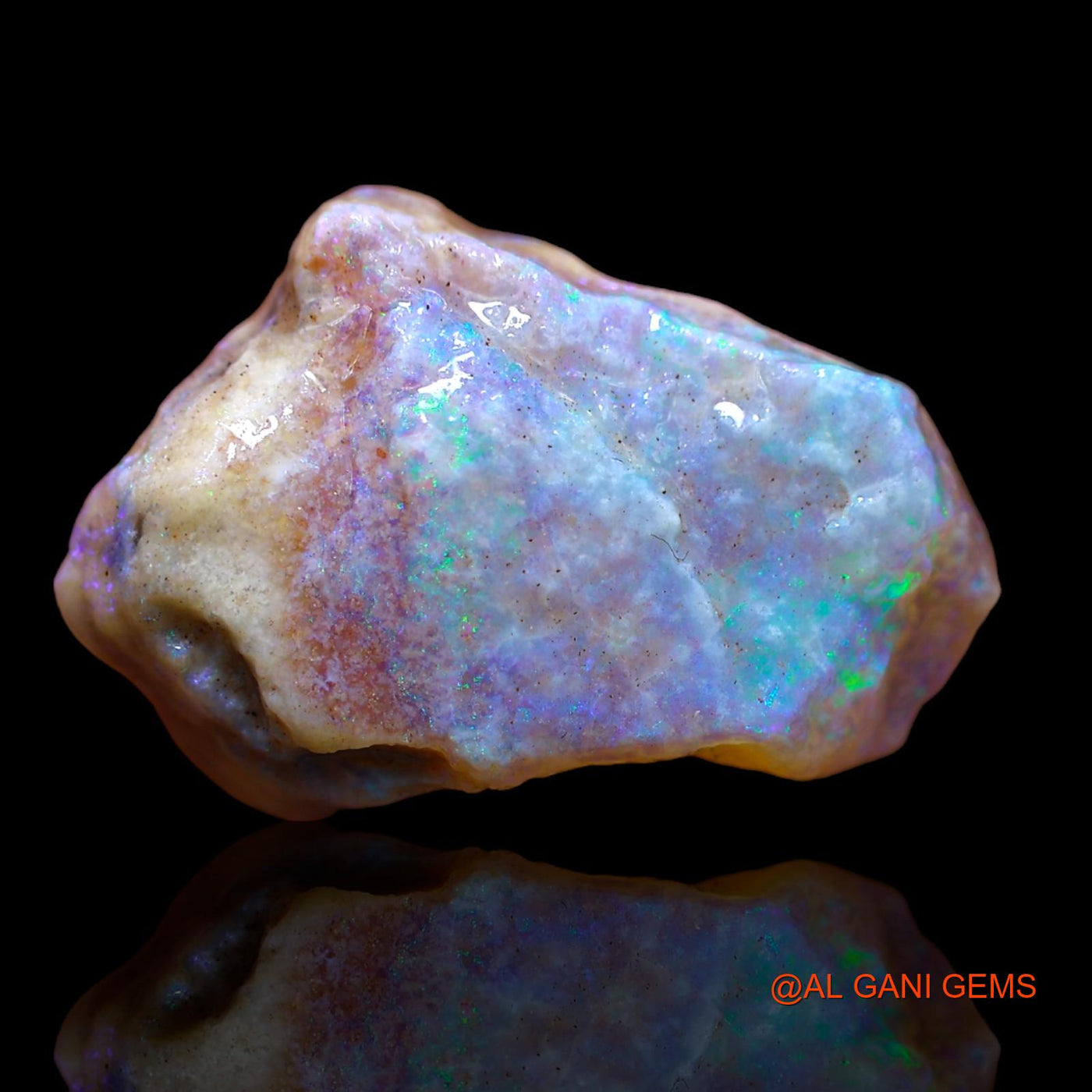 Natural Untreated Fire Opal Loose Gemstone Fancy Rough From Australia 15.70 Cts 23x15x11 mm RA-353