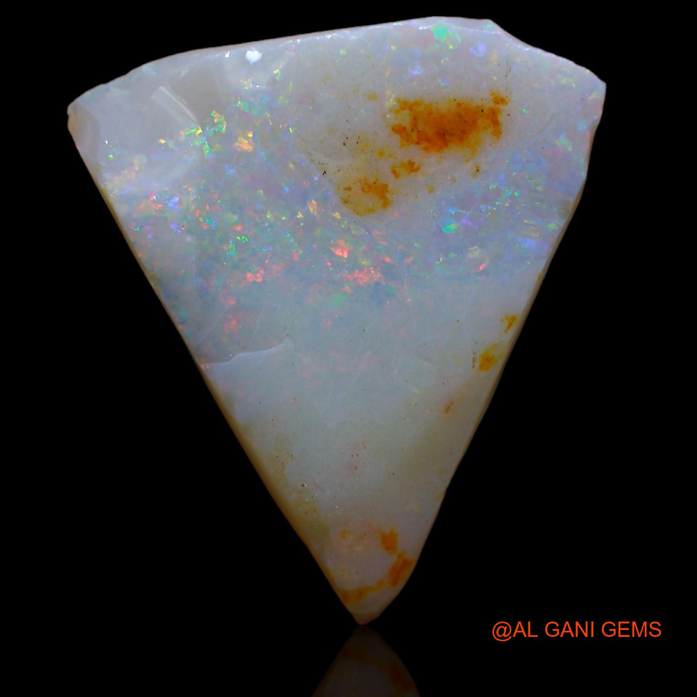 8.20 Cts Natural Australian Fire Opal Loose Gemstone Fancy Rough 21x19x4 mm RA-355