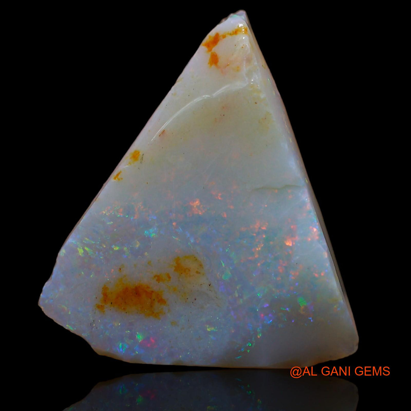 8.20 Cts Natural Australian Fire Opal Loose Gemstone Fancy Rough 21x19x4 mm RA-355