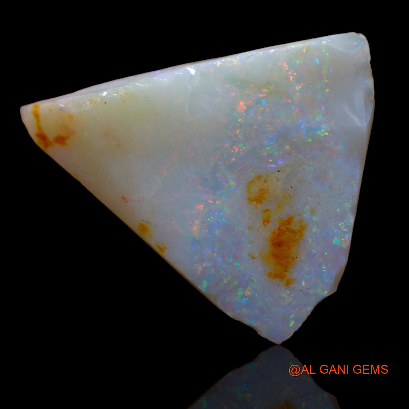 8.20 Cts Natural Australian Fire Opal Loose Gemstone Fancy Rough 21x19x4 mm RA-355