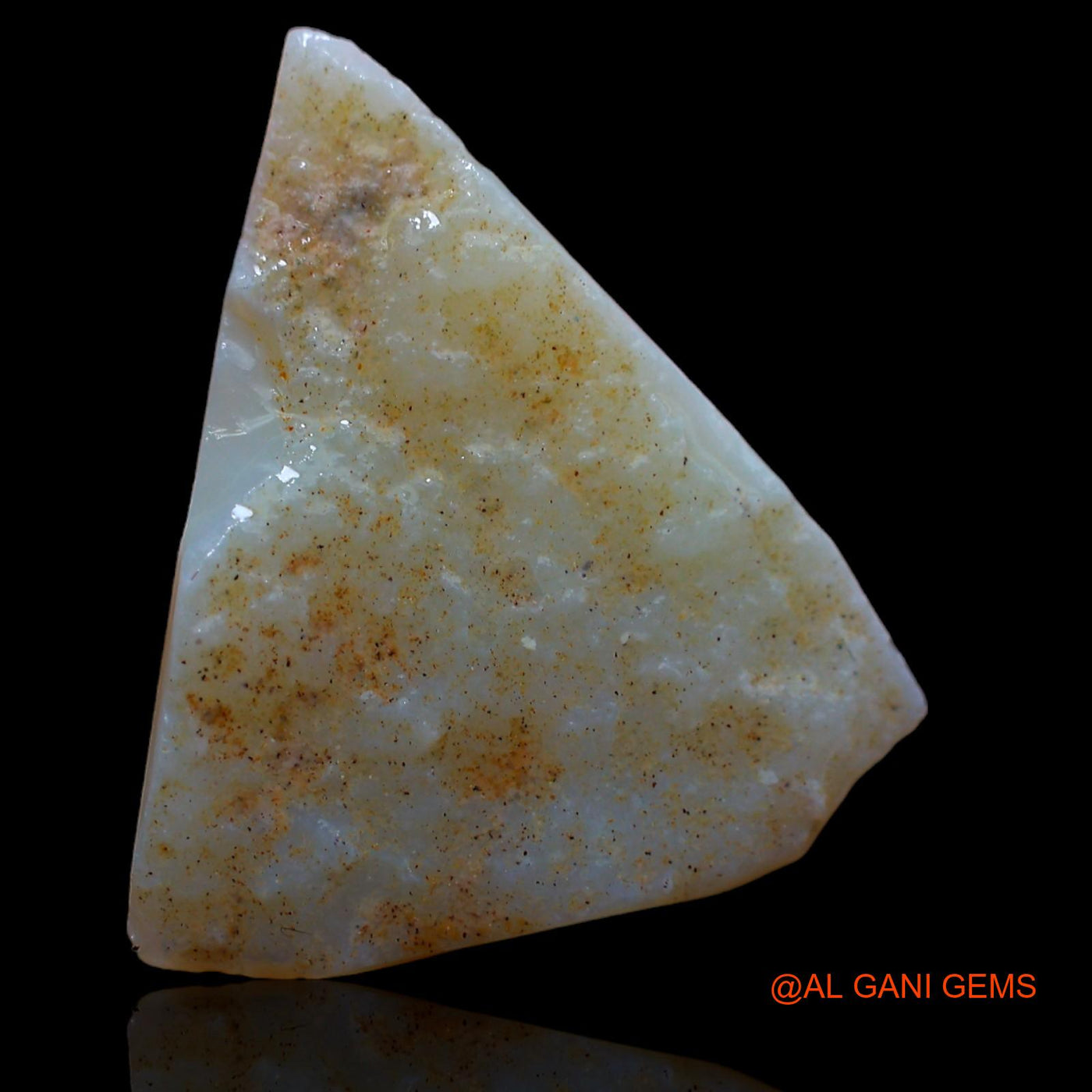 8.20 Cts Natural Australian Fire Opal Loose Gemstone Fancy Rough 21x19x4 mm RA-355