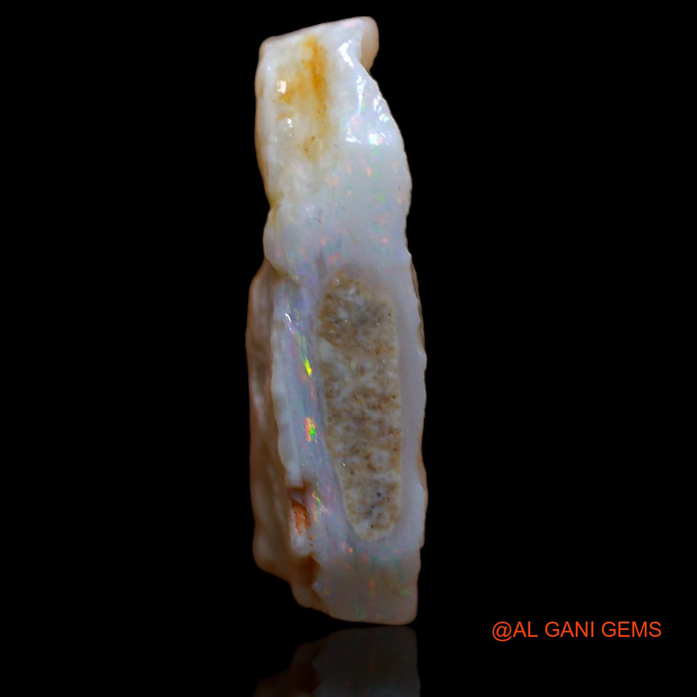 11.60 Cts Unheated Australian Fire Opal Loose Gemstone Fancy Rough Natural 22x14x6 mm RA-359