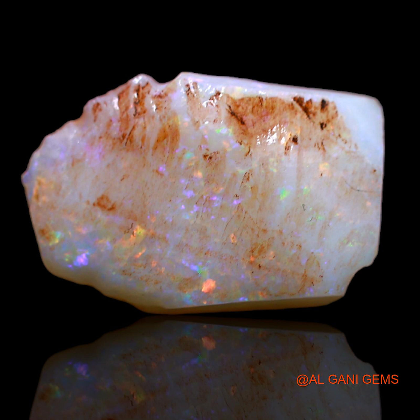 4.20 Cts Unheated Australian Fire Opal Loose Gemstone Fancy Rough Natural 15x10x3 mm RA-35