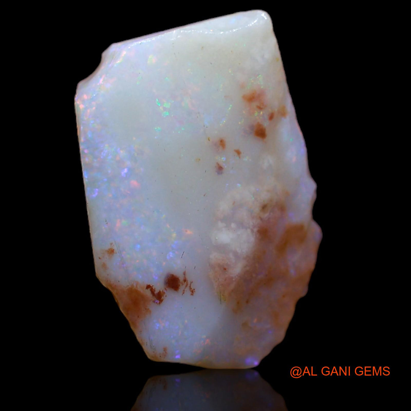 4.20 Cts Unheated Australian Fire Opal Loose Gemstone Fancy Rough Natural 15x10x3 mm RA-35