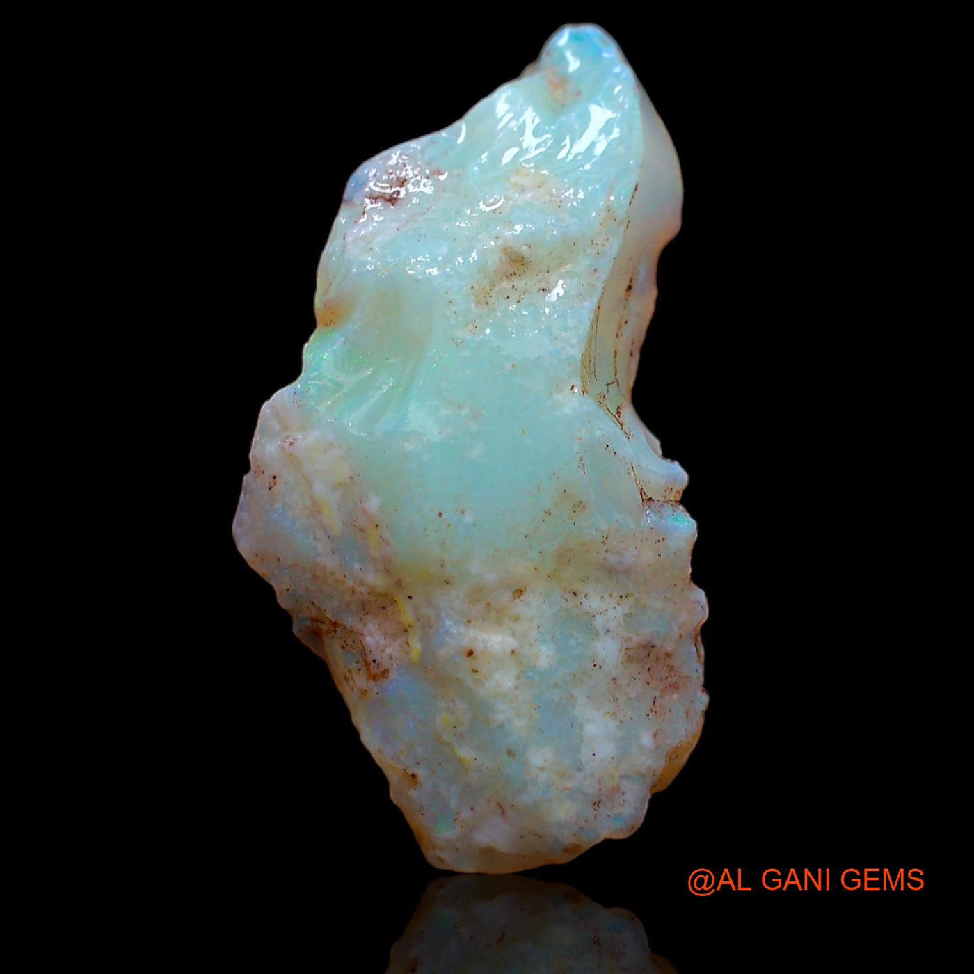 Natural Untreated Opal Loose Gemstone Fancy Rough From Australia 8.15 Cts 26x14x6 mm RA-363