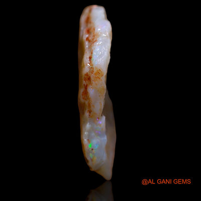 13.25 Cts Natural Australian Fire Opal Loose Gemstone Fancy Rough 25x20x4 mm RA-368