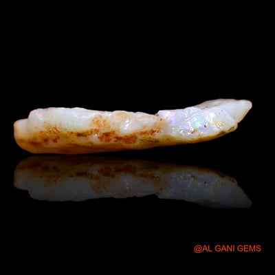13.25 Cts Natural Australian Fire Opal Loose Gemstone Fancy Rough 25x20x4 mm RA-368