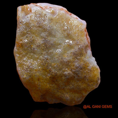 13.25 Cts Natural Australian Fire Opal Loose Gemstone Fancy Rough 25x20x4 mm RA-368