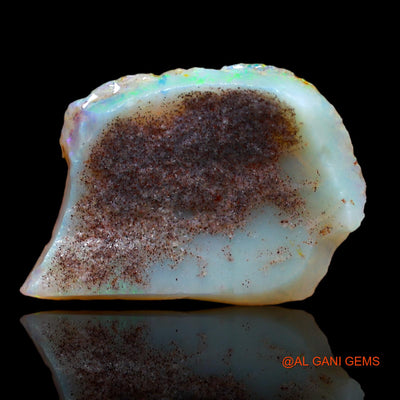 8.10 Cts Natural Australian Fire Opal Loose Gemstone Fancy Rough 23x16x5 mm RA-370