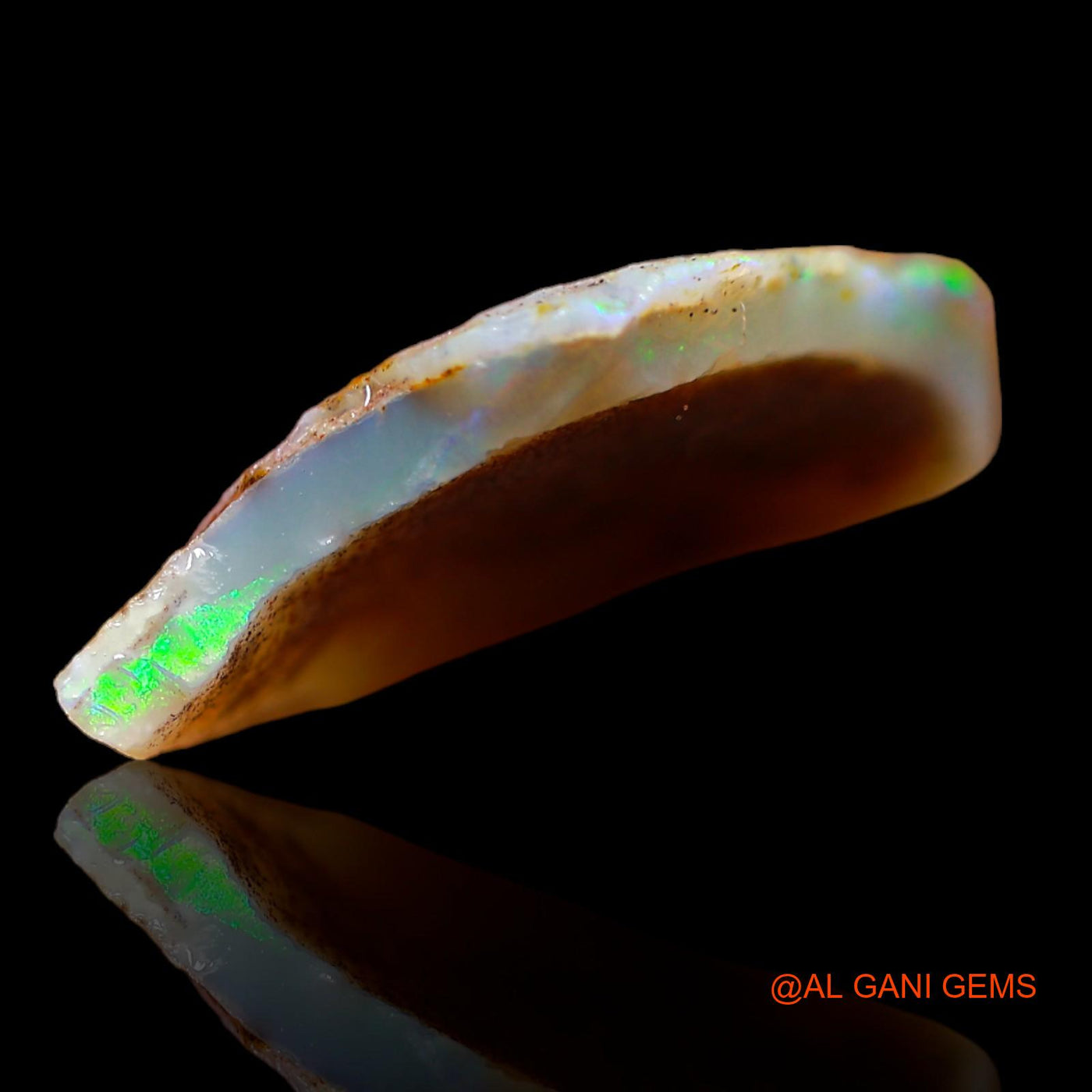 8.10 Cts Natural Australian Fire Opal Loose Gemstone Fancy Rough 23x16x5 mm RA-370