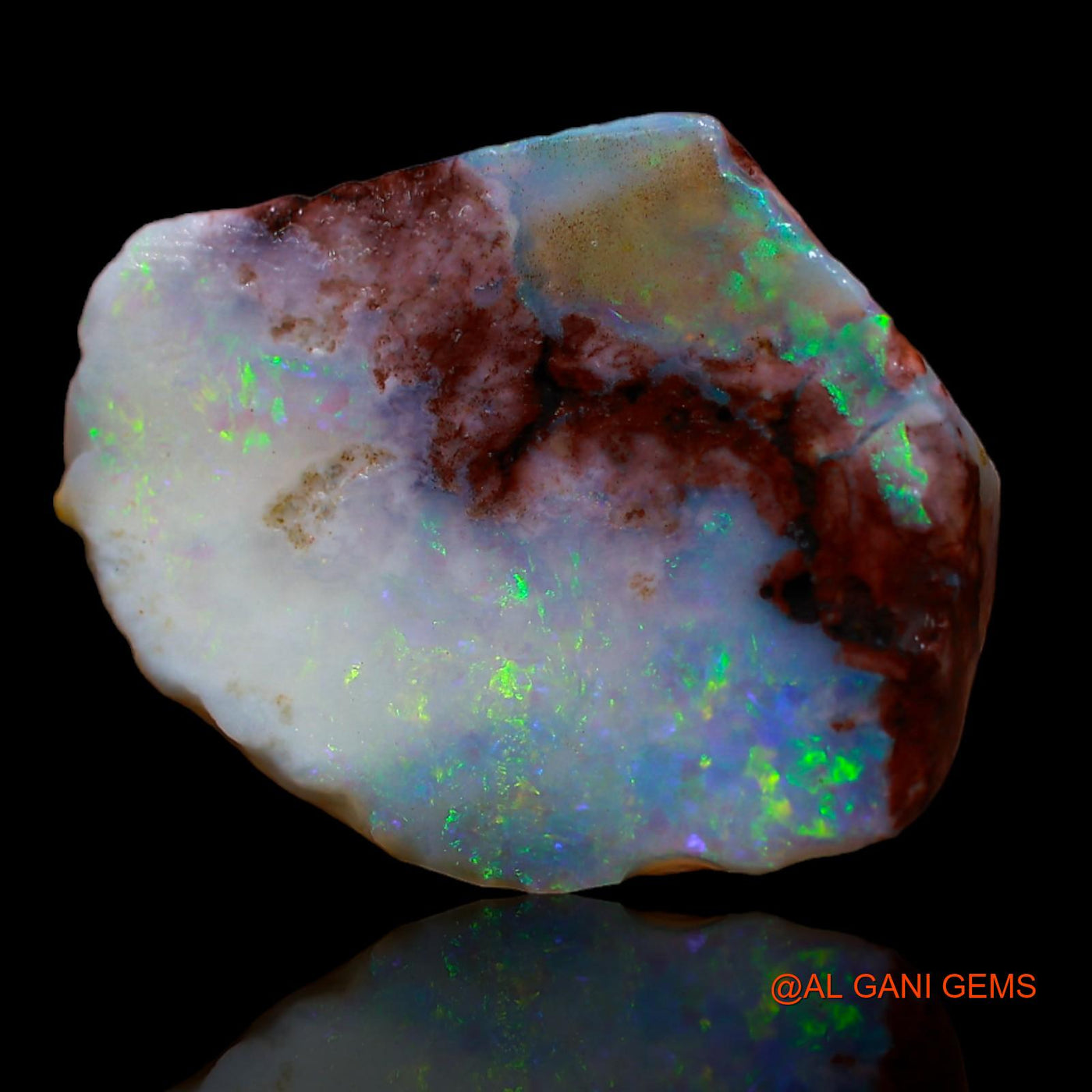 12.00 Cts Natural Australian Fire Opal Loose Gemstone Fancy Rough 23x18x5 mm RA-371