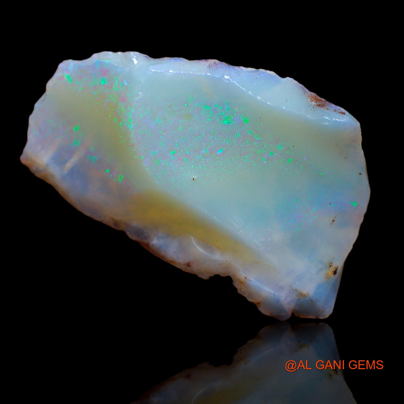 10.35 Cts Natural Australian Fire Opal Fancy Rough Loose Gemstone For Jewelry 25x15x6 mm RA-372