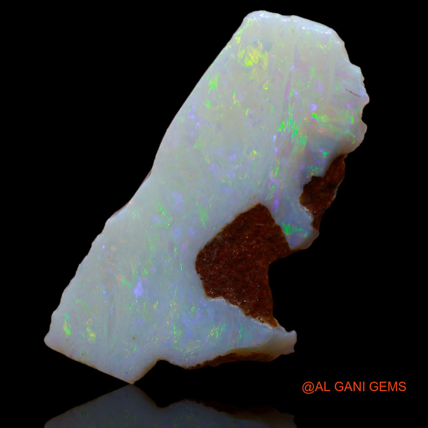 Natural Untreated Fire Opal Loose Gemstone Fancy Rough From Australia 8.20 Cts 26x14x5 mm RA-374