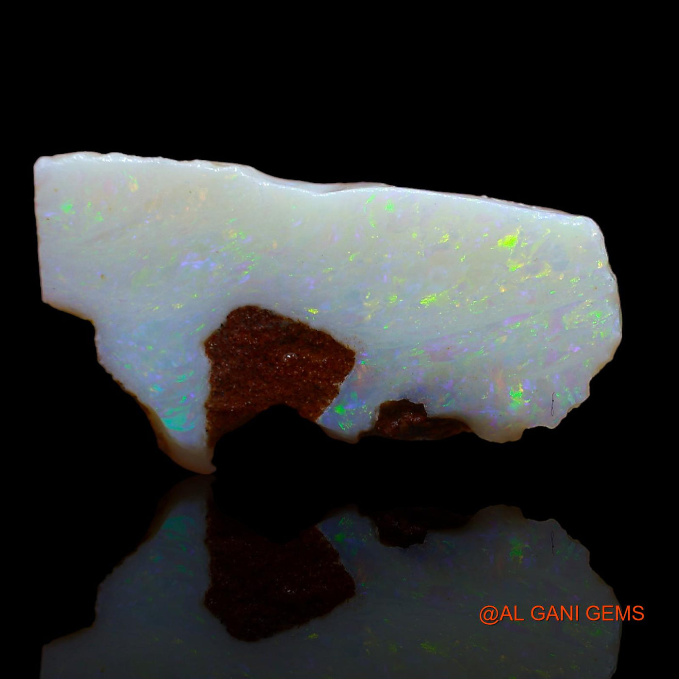 Natural Untreated Fire Opal Loose Gemstone Fancy Rough From Australia 8.20 Cts 26x14x5 mm RA-374