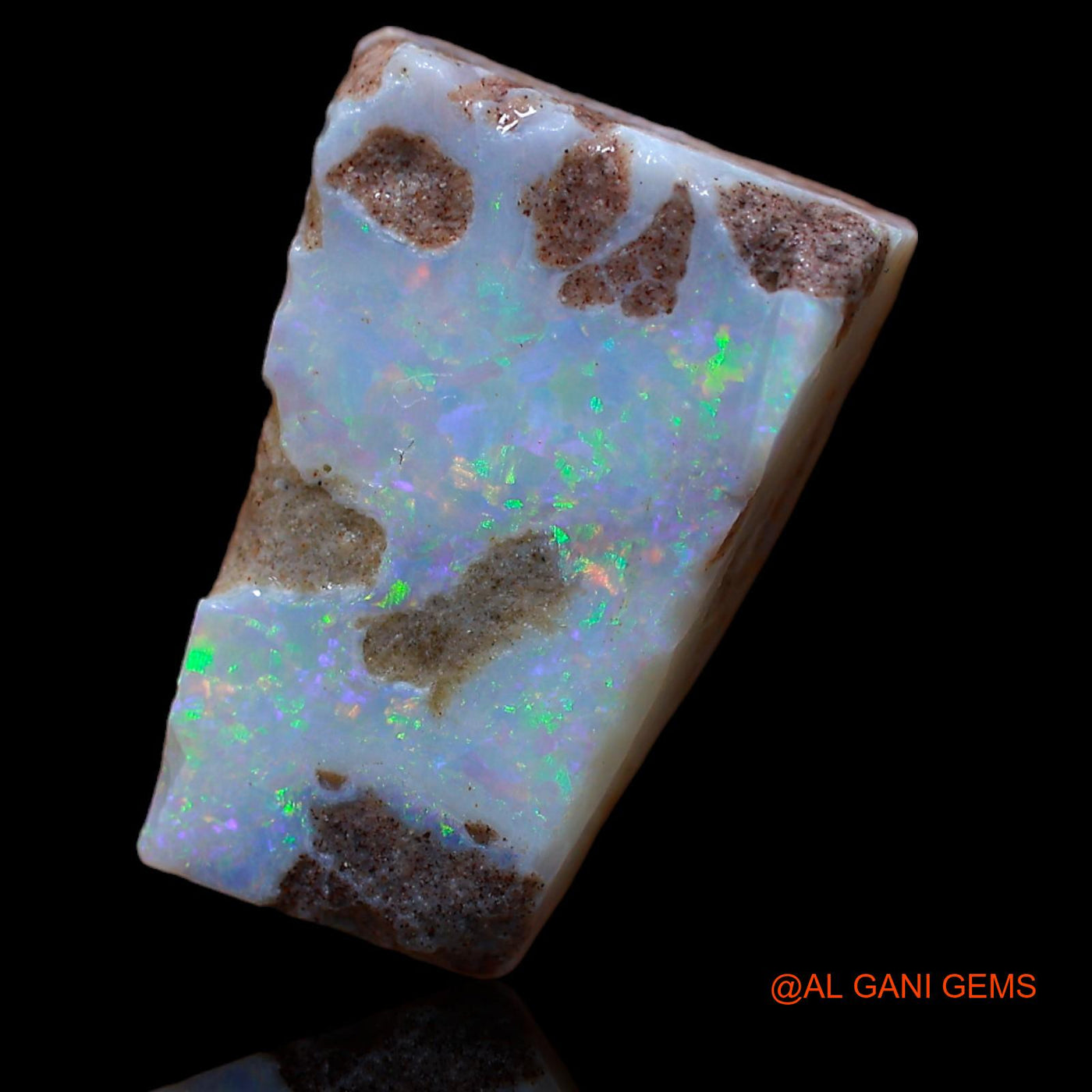 10.70 Cts Natural Australian Fire Opal Loose Gemstone Fancy Rough 20x13x6 mm RA-377