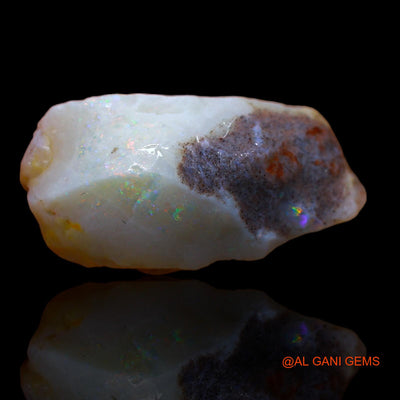 17.55 Cts Natural Australian Fire Opal Loose Gemstone Fancy Rough 26x13x11 mm RA-380