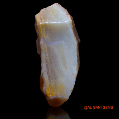 17.55 Cts Natural Australian Fire Opal Loose Gemstone Fancy Rough 26x13x11 mm RA-380