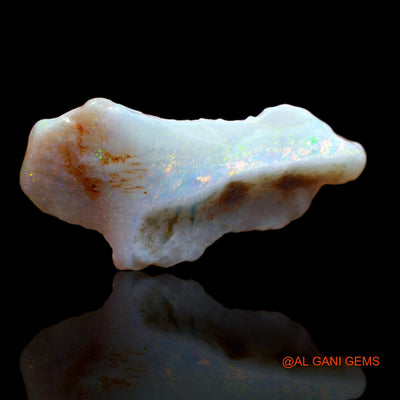 6.35 Cts Natural Australian Fire Opal Loose Gemstone Fancy Rough 26x13x4 mm RA-383