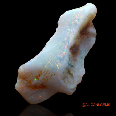 6.35 Cts Natural Australian Fire Opal Loose Gemstone Fancy Rough 26x13x4 mm RA-383