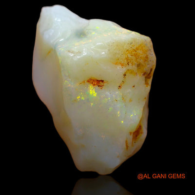 Natural Untreated Fire Opal Loose Gemstone Fancy Rough From Australia 13.10 Cts 21x15x9 mm RA-385