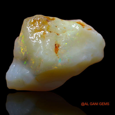 Natural Untreated Fire Opal Loose Gemstone Fancy Rough From Australia 13.10 Cts 21x15x9 mm RA-385