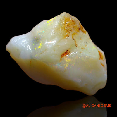 Natural Untreated Fire Opal Loose Gemstone Fancy Rough From Australia 13.10 Cts 21x15x9 mm RA-385