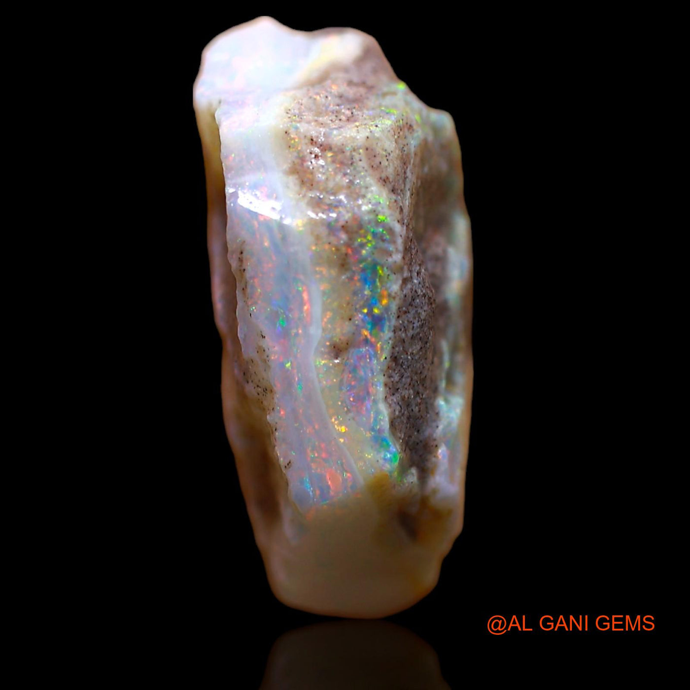 15.70 Cts Natural Australian Fire Opal Loose Gemstone Fancy Rough 21x14x9 mm RA-386