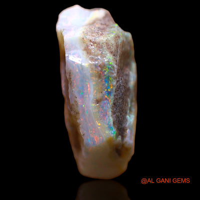 15.70 Cts Natural Australian Fire Opal Loose Gemstone Fancy Rough 21x14x9 mm RA-386