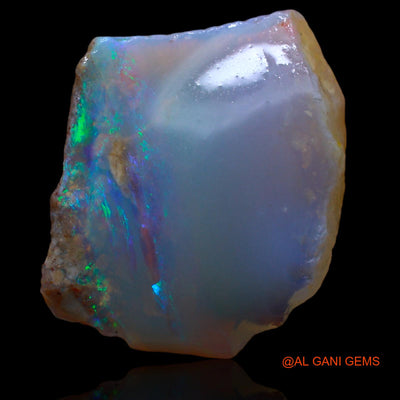 9.55 Cts Natural Australian Fire Opal Loose Gemstone Fancy Rough 21x16x5 mm RA-387