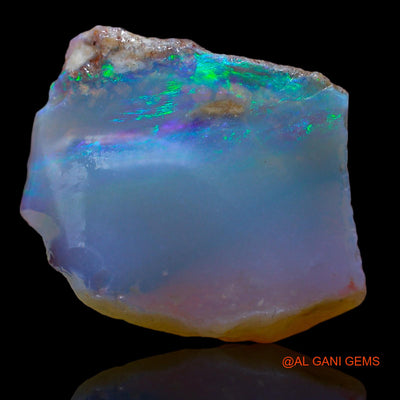 9.55 Cts Natural Australian Fire Opal Loose Gemstone Fancy Rough 21x16x5 mm RA-387