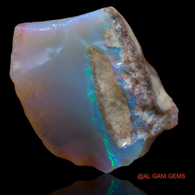 9.55 Cts Natural Australian Fire Opal Loose Gemstone Fancy Rough 21x16x5 mm RA-387