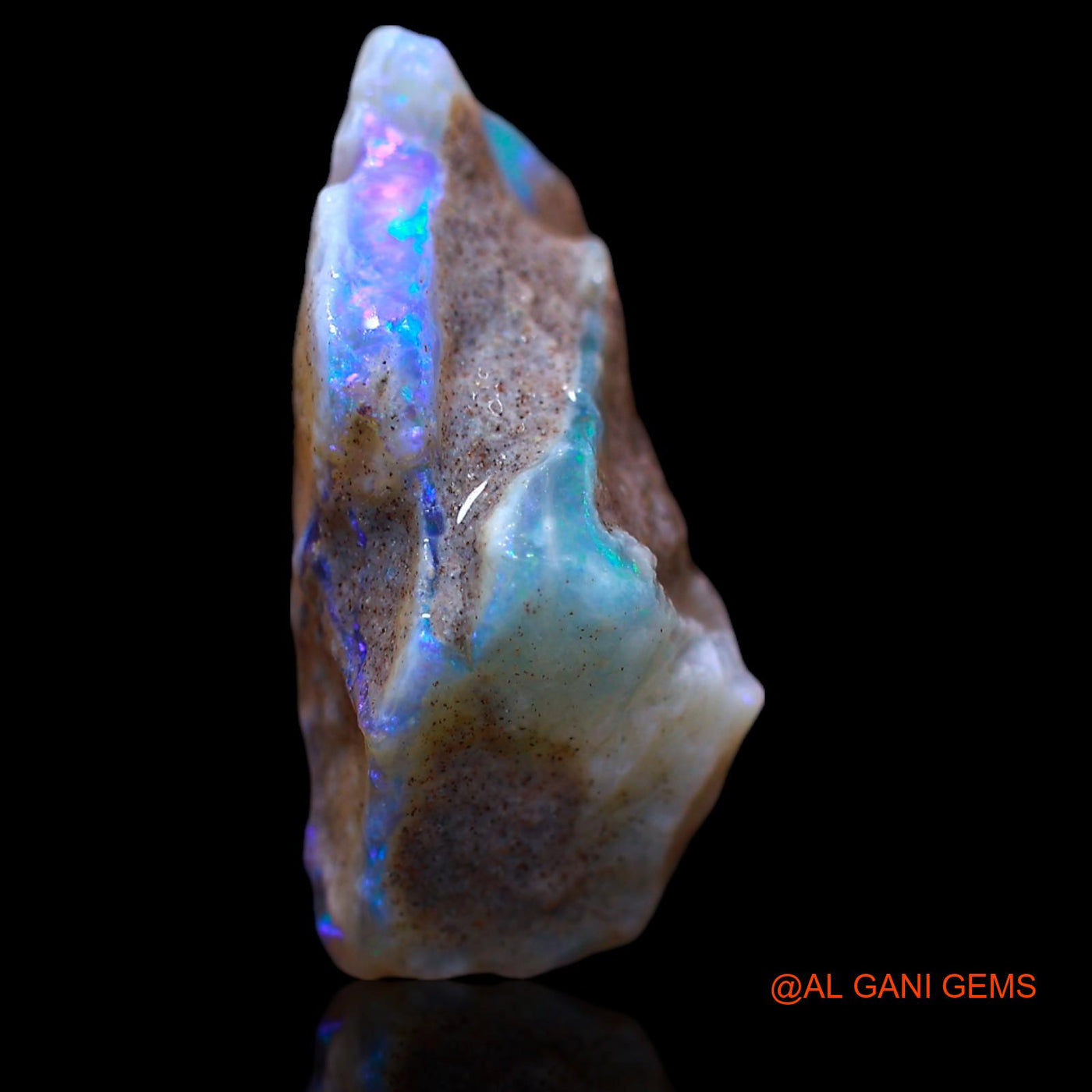 16.70 Cts Natural Australian Fire Opal Loose Gemstone Fancy Rough 24x15x11 mm RA-389