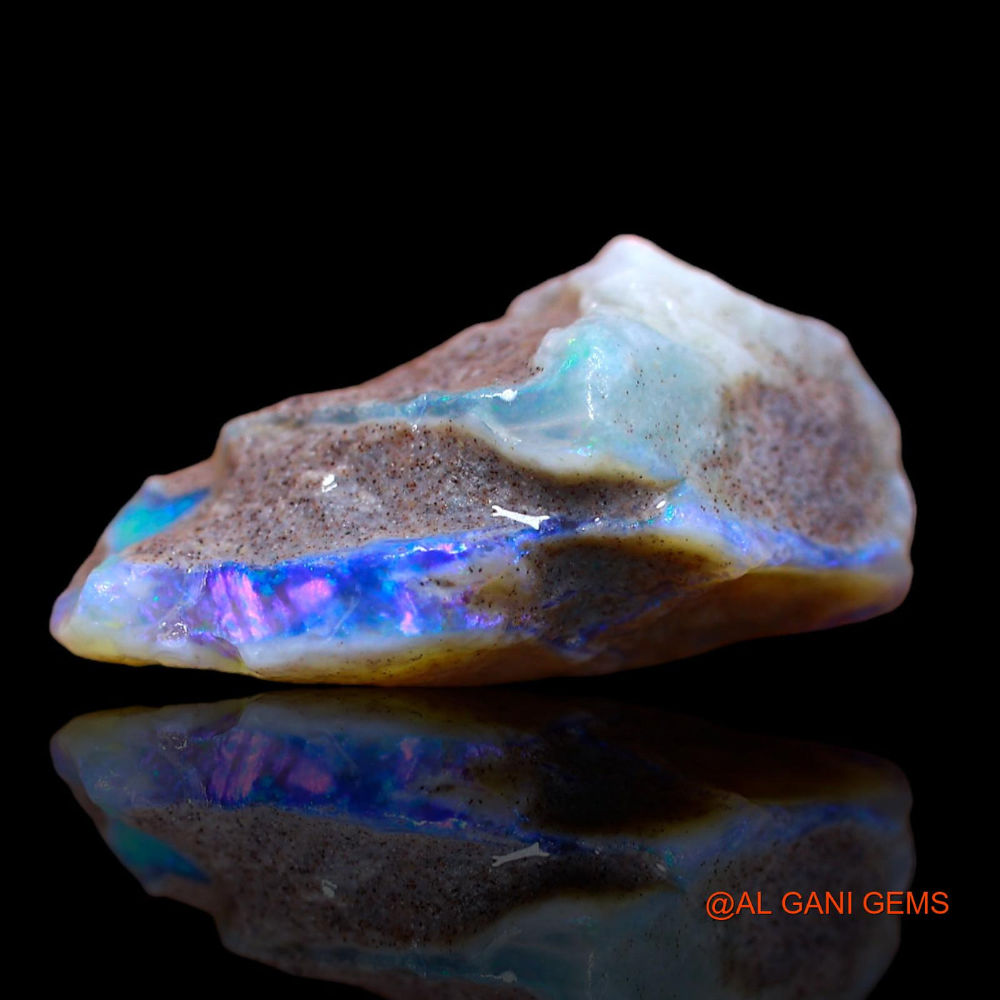 16.70 Cts Natural Australian Fire Opal Loose Gemstone Fancy Rough 24x15x11 mm RA-389