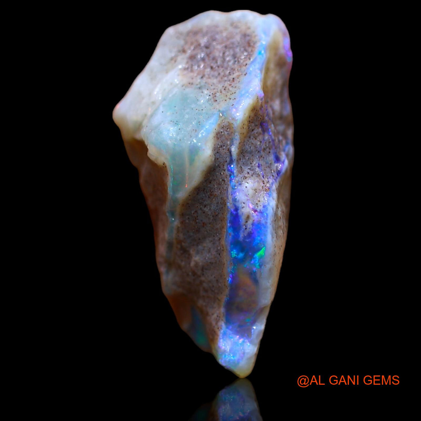 16.70 Cts Natural Australian Fire Opal Loose Gemstone Fancy Rough 24x15x11 mm RA-389