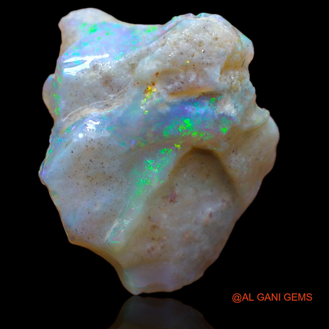 12.15 Cts Natural Australian Fire Opal Loose Gemstone Fancy Rough 22x18x7 mm RA-392