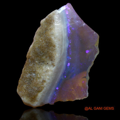 10.25 Cts Unheated Australian Fire Opal Loose Gemstone Fancy Rough Natural 26x17x6 mm RA-399