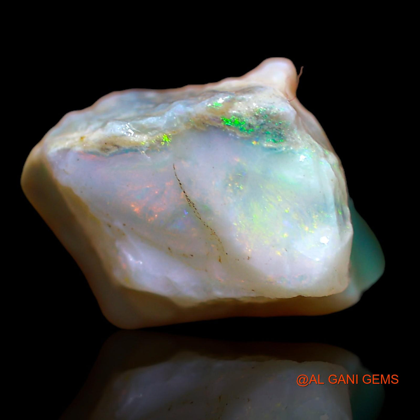 13.35 Cts Natural Australian Fire Opal Loose Gemstone Fancy Rough 16x15x9 mm RA-406