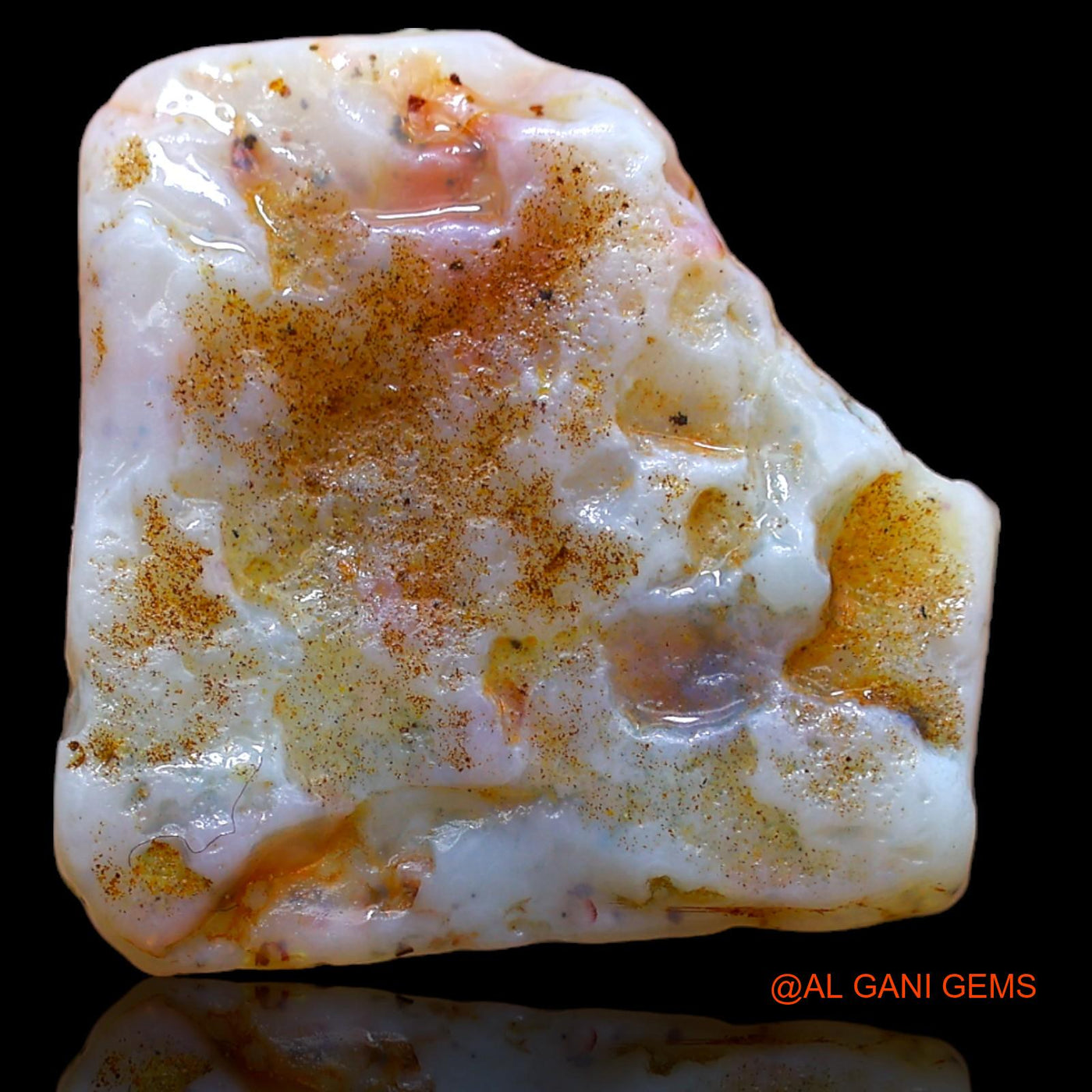 17.00 Cts Unheated Australian Fire Opal Loose Gemstone Fancy Rough Natural 23x18x7 mm RA-408