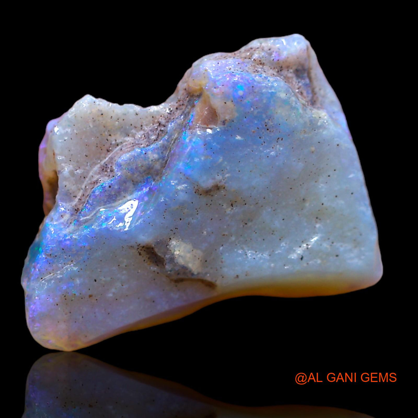 10.70 Cts Natural Australian Fire Opal Loose Gemstone Fancy Rough 20x15x6 mm RA-409