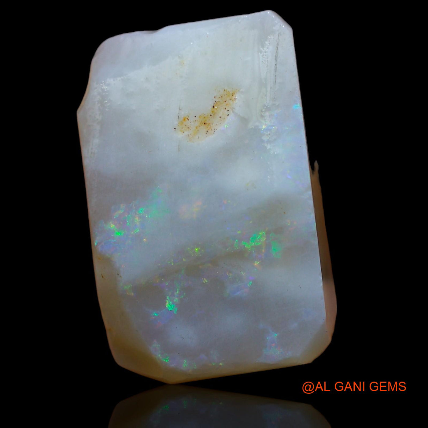 19.15 Cts Natural Australian Fire Opal Loose Gemstone Fancy Rough 20x13x8 mm RA-410