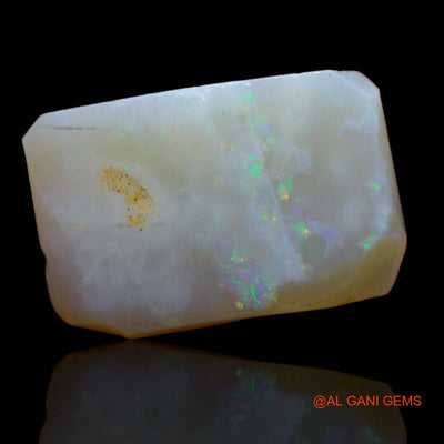 19.15 Cts Natural Australian Fire Opal Loose Gemstone Fancy Rough 20x13x8 mm RA-410