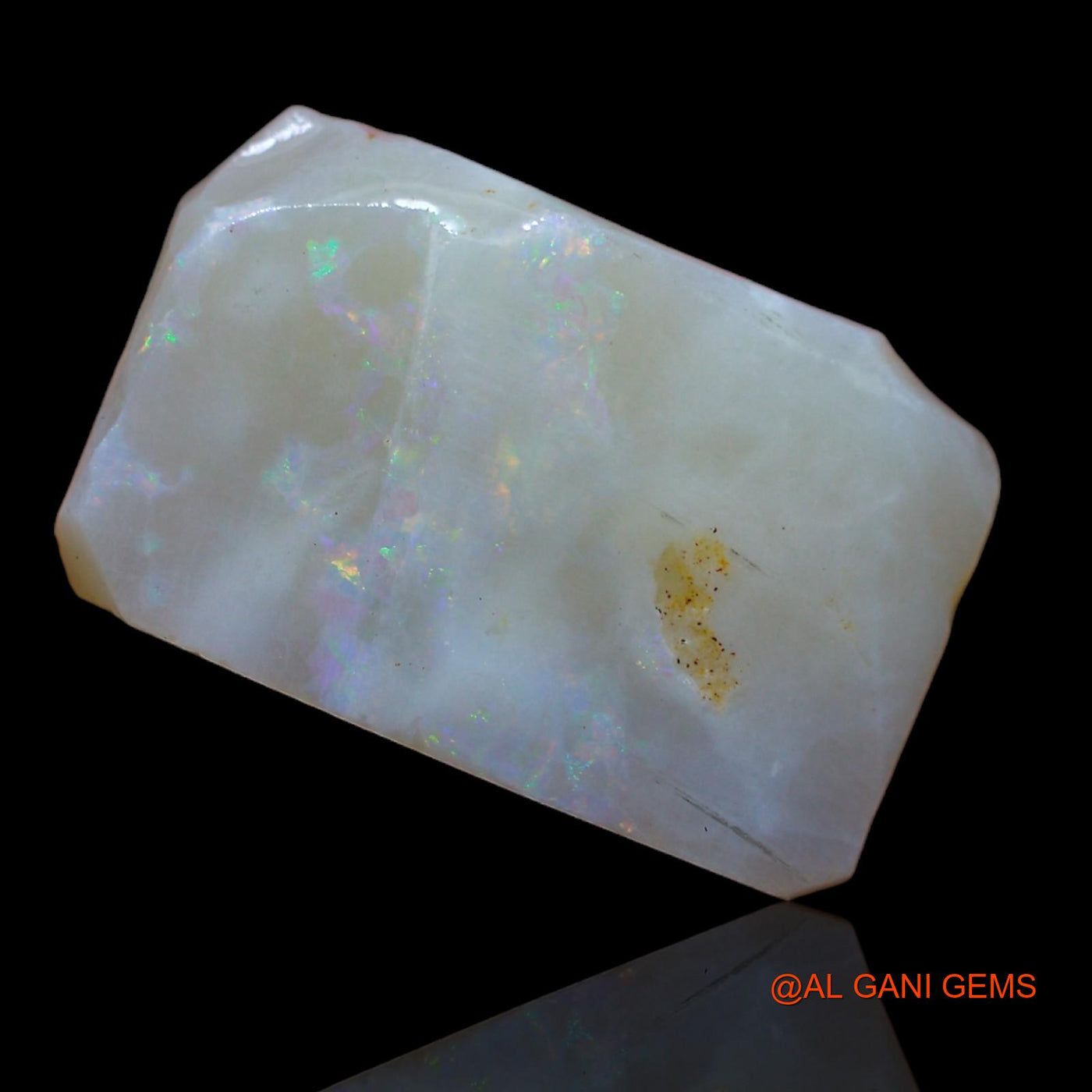 19.15 Cts Natural Australian Fire Opal Loose Gemstone Fancy Rough 20x13x8 mm RA-410