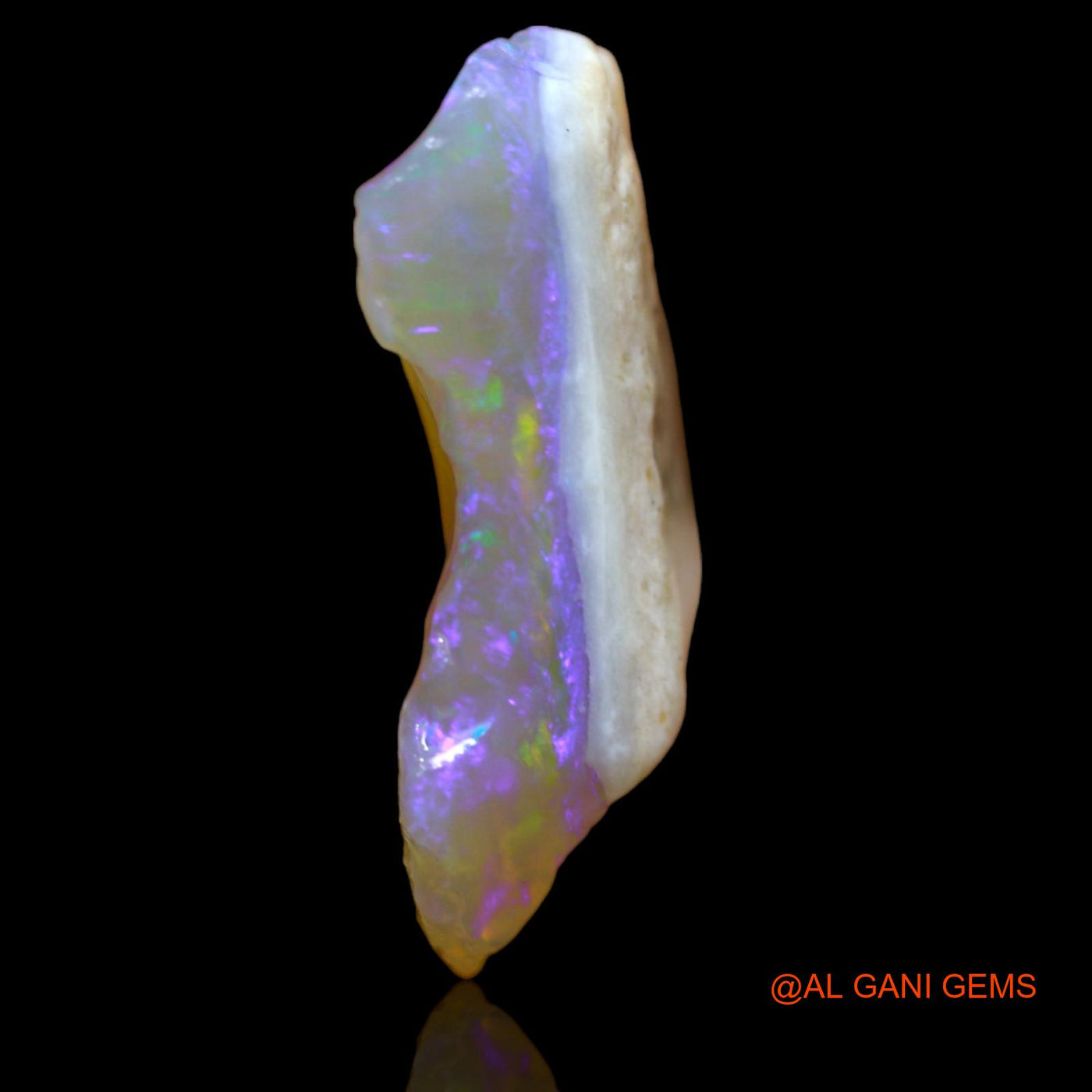 14.20 Cts Natural Australian Fire Opal Fancy Rough Loose Gemstone For Jewelry 25x15x7 mm RA-411