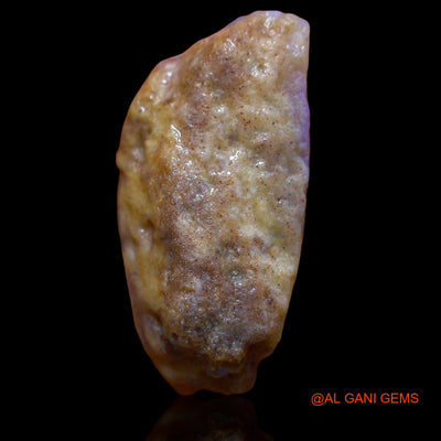 Natural Untreated Fire Opal Loose Gemstone Fancy Rough From Australia 12.00 Cts 25x13x6 mm RA-413