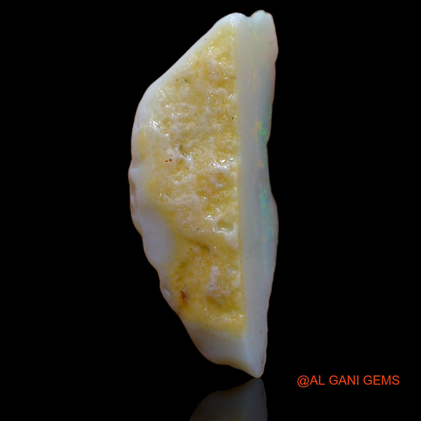 7.00 Cts Natural Australian Fire Opal Fancy Rough Loose Gemstone For Jewelry 27x11x5 mm RA-416