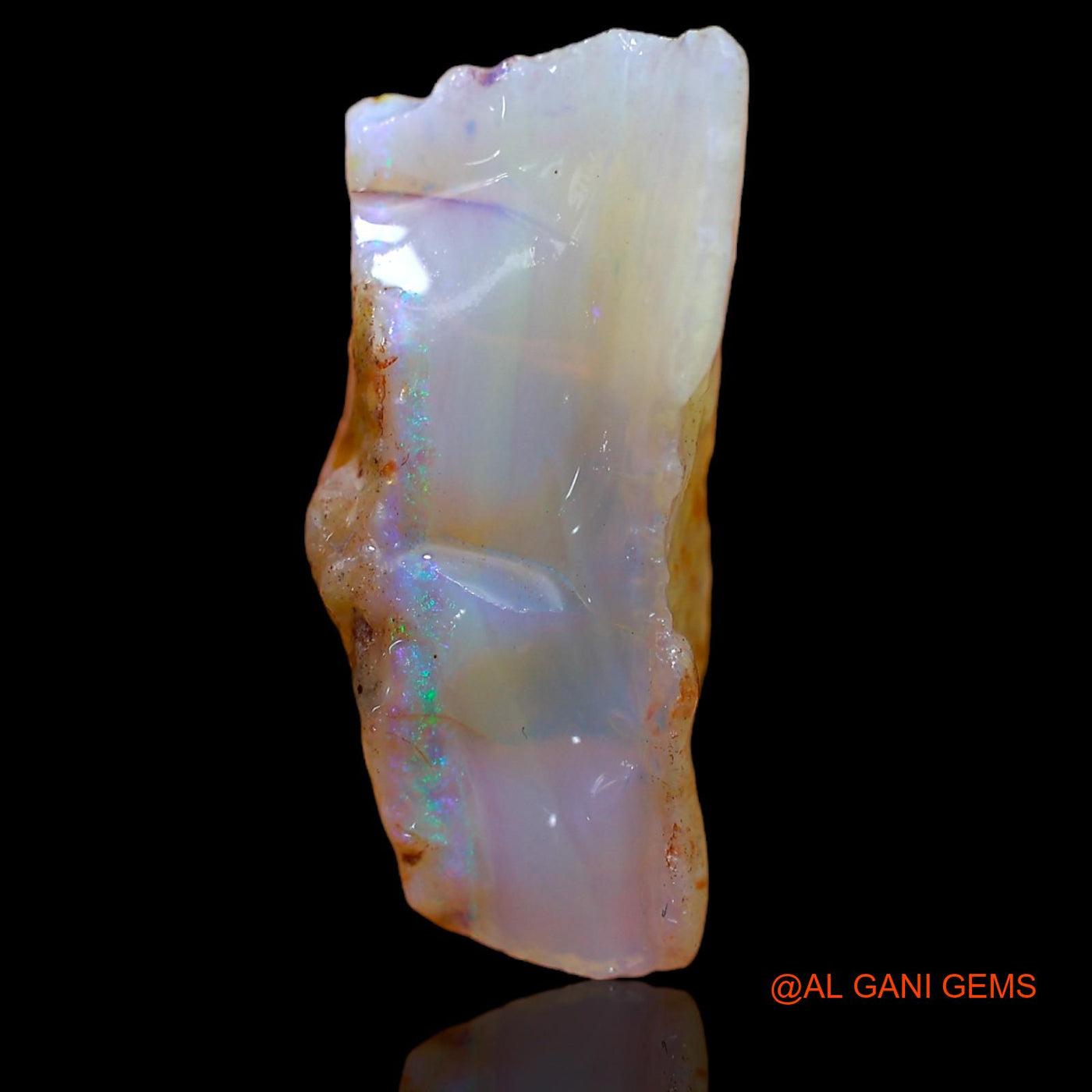 10.00 Cts Unheated Australian Fire Opal Loose Gemstone Fancy Rough Natural 23x13x7 mm RA-418