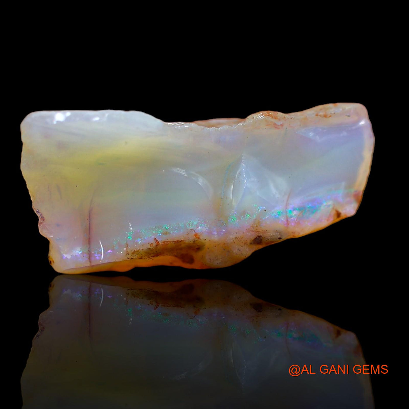 10.00 Cts Unheated Australian Fire Opal Loose Gemstone Fancy Rough Natural 23x13x7 mm RA-418